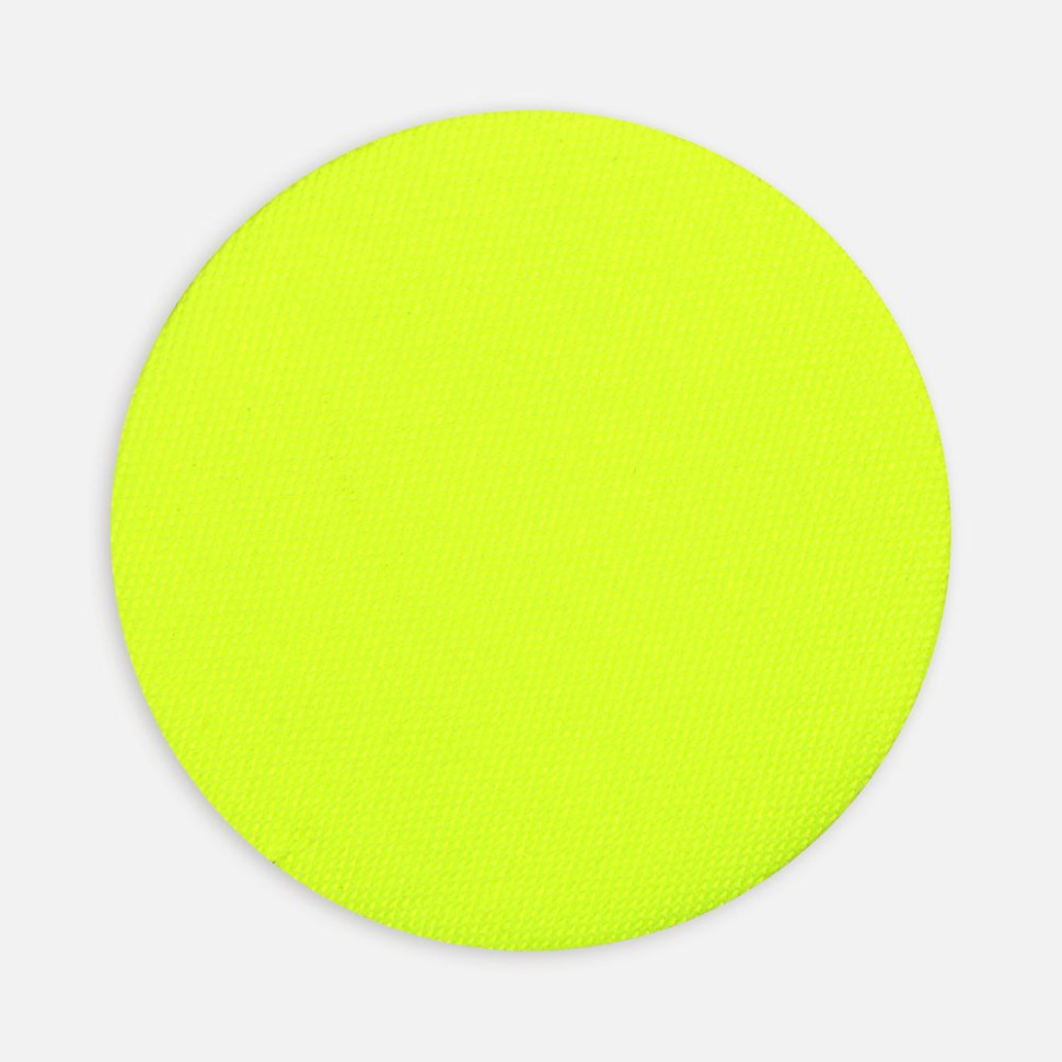 Наклейка тканевая Lunga Round, M, желтый неон