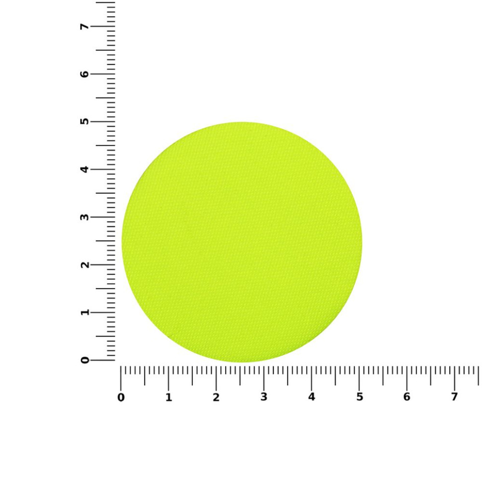 Наклейка тканевая Lunga Round, M, желтый неон