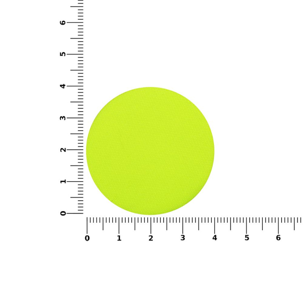 Наклейка тканевая Lunga Round, M, желтый неон
