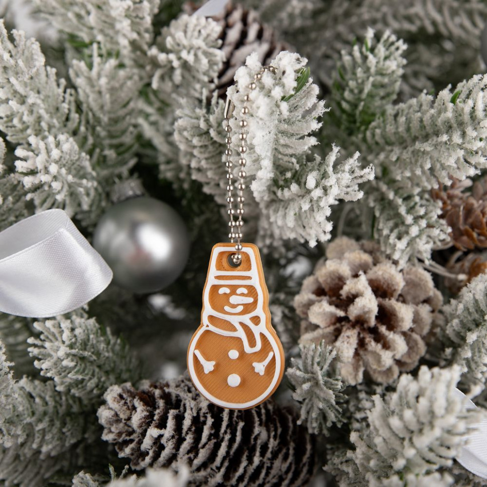 Мини-подвеска «Пряник», снеговик