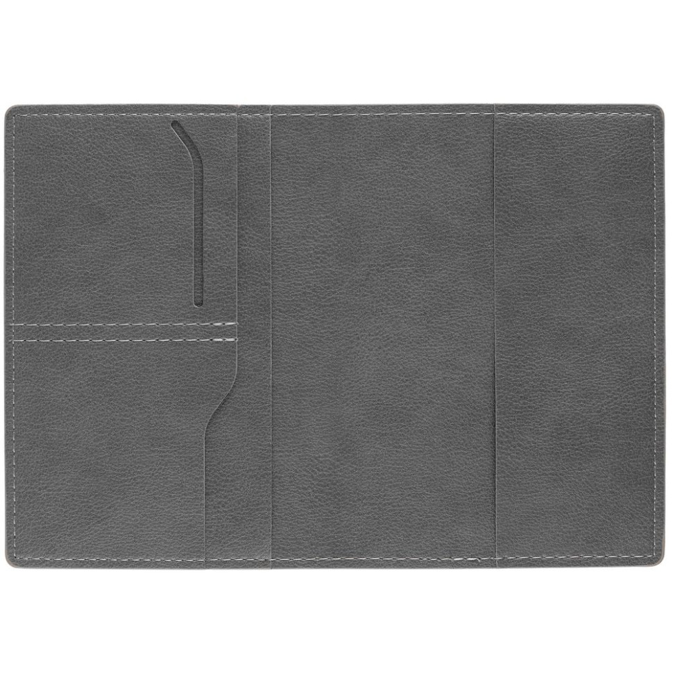 Обложка для паспорта Petrus, серая Обложка для паспорта Petrus, серая