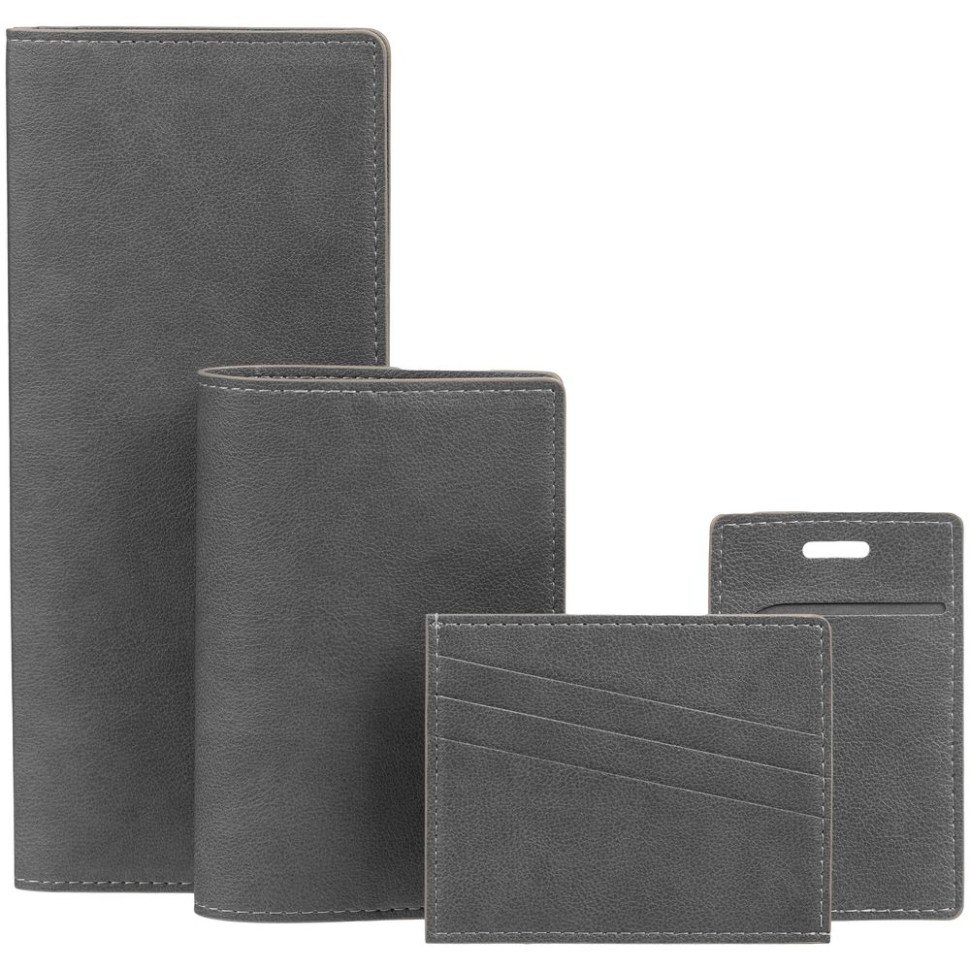 Обложка для паспорта Petrus, серая Обложка для паспорта Petrus, серая