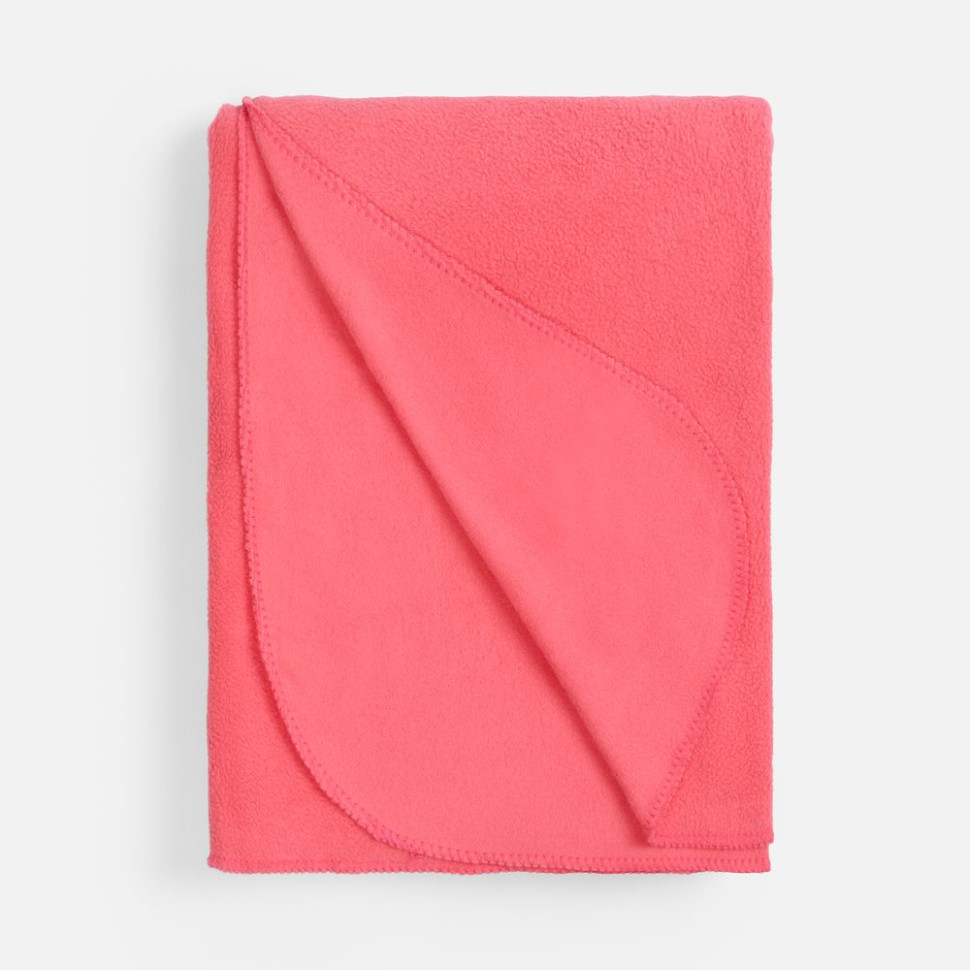 Флисовый плед Warm&Peace XL, розовый (коралловый)