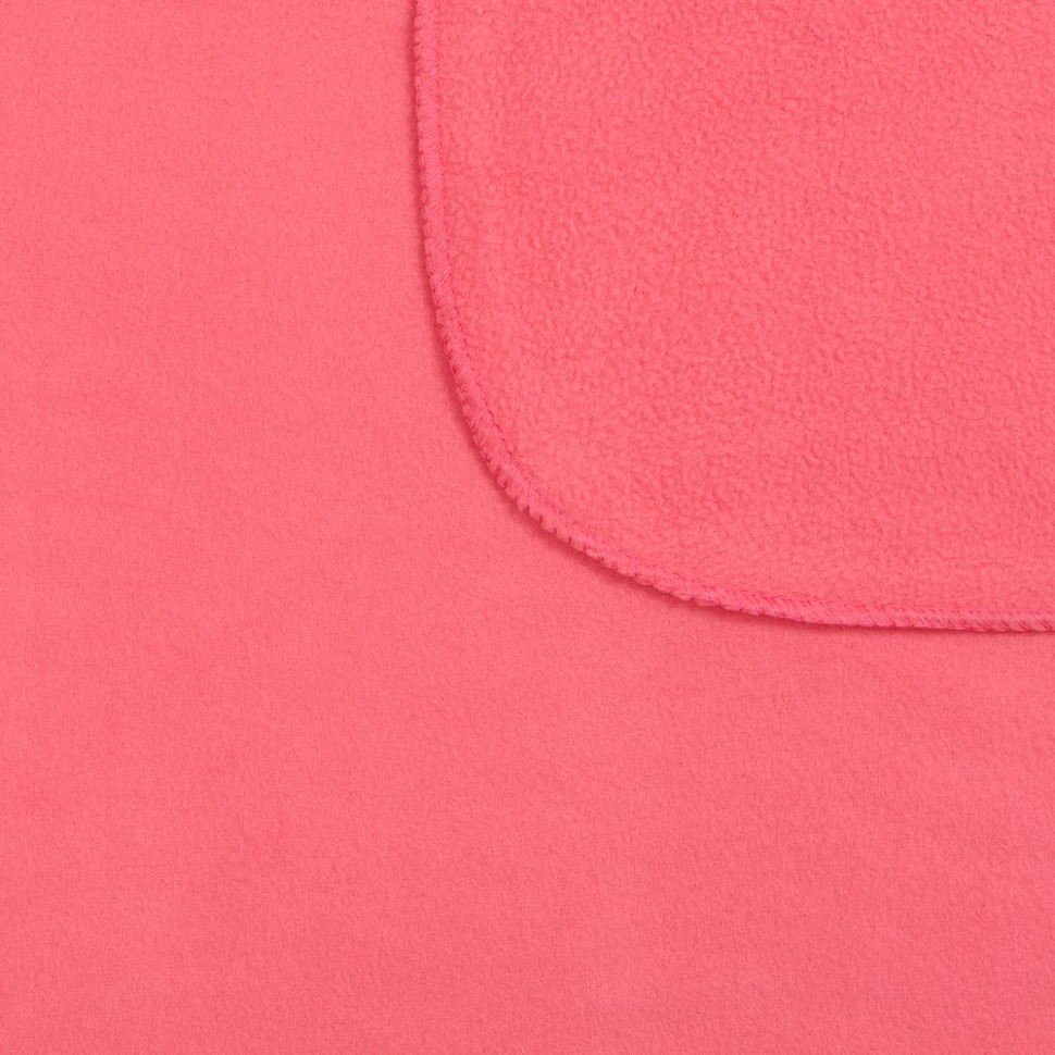 Флисовый плед Warm&Peace XL, розовый (коралловый)