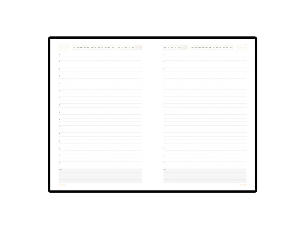 Ежедневник недатированный А5 Mercury