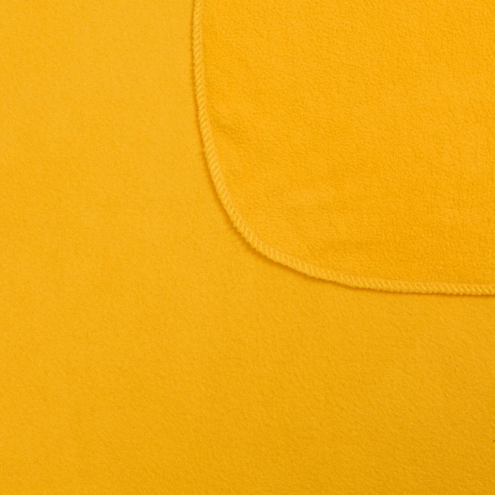Флисовый плед Warm&Peace XL, желтый