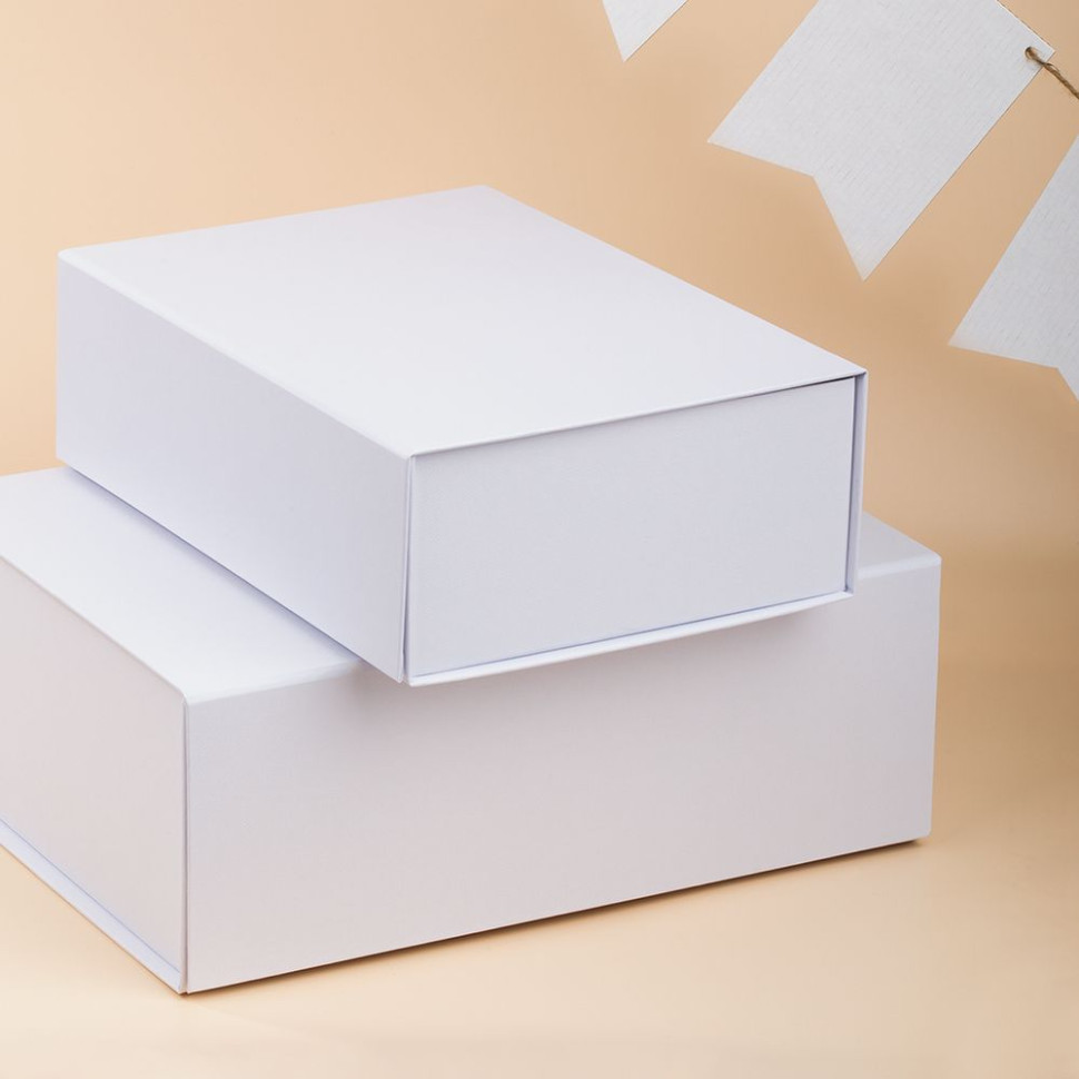 Коробка складная Portada, M, белая Коробка складная Portada, M, белая