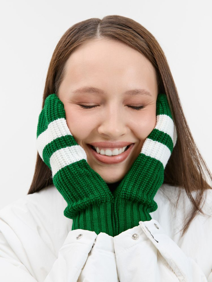 Варежки Winwear, зеленые (глубокий зеленый) Варежки Winwear, зеленые (глубокий зеленый)