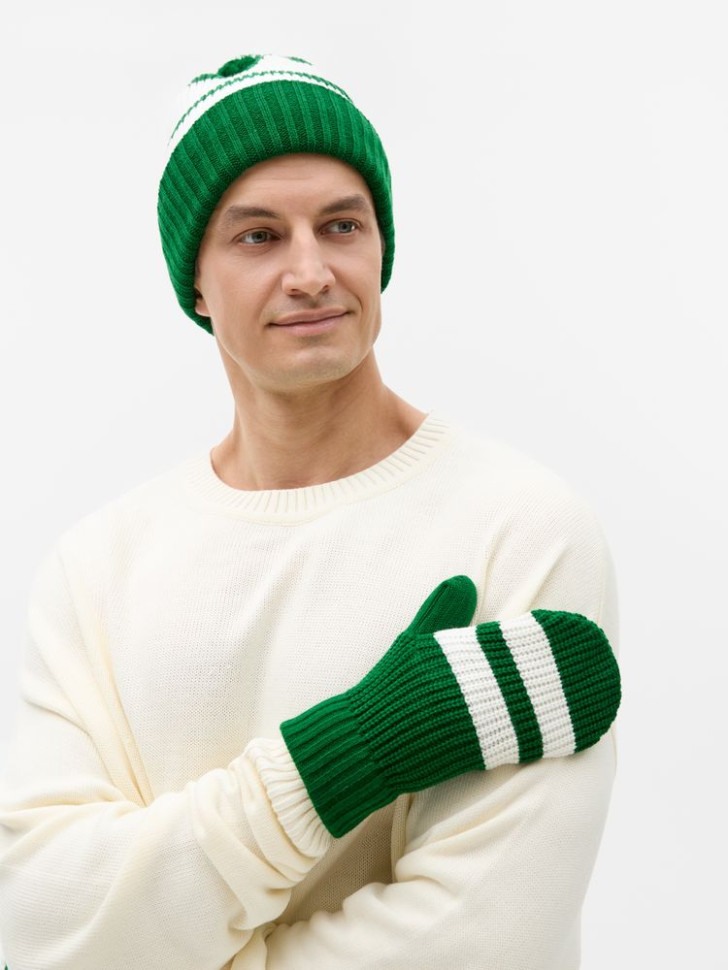 Варежки Winwear, зеленые (глубокий зеленый) Варежки Winwear, зеленые (глубокий зеленый)
