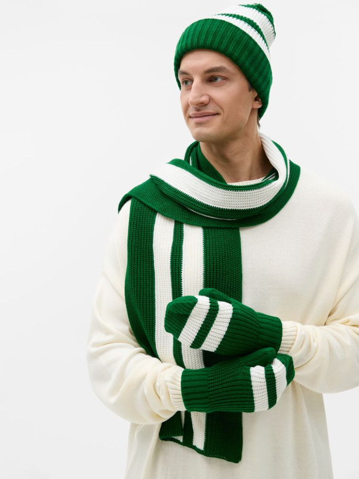 Варежки Winwear, зеленые (глубокий зеленый) Варежки Winwear, зеленые (глубокий зеленый)