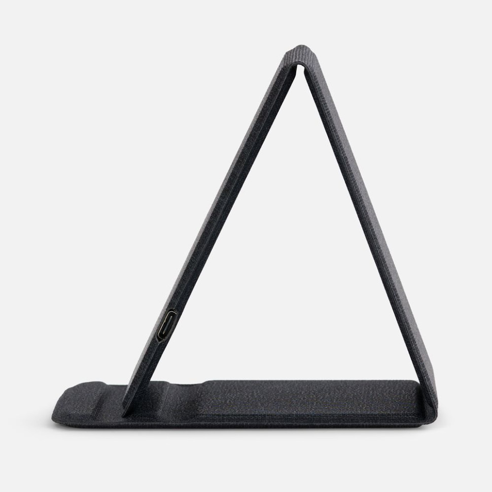 Подставка для смартфона с беспроводной зарядкой Kickstand, серая