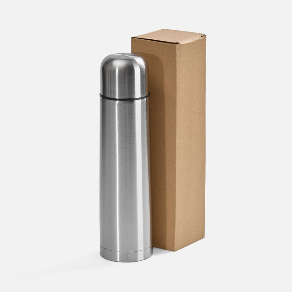 Термос Plain 1000, серебристый