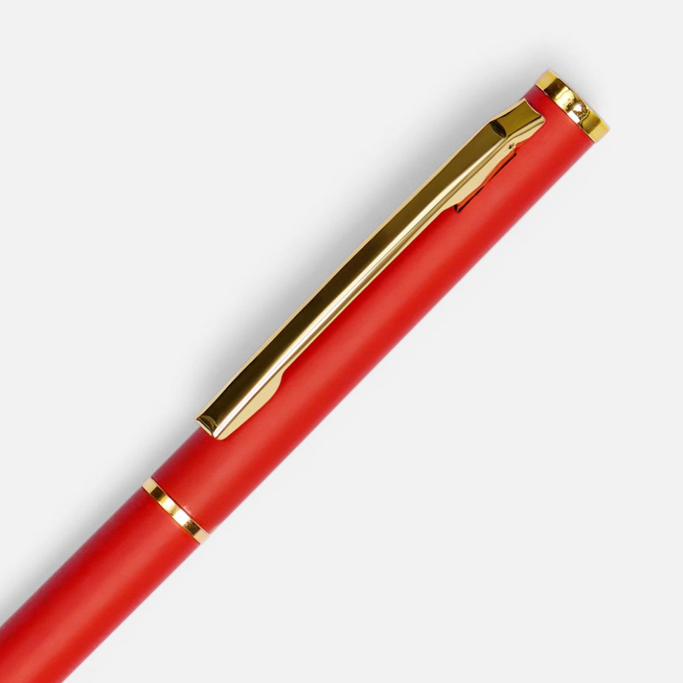 Ручка шариковая Hotel Gold, ver.2, матовая красная Ручка шариковая Hotel Gold, ver.2, матовая красная