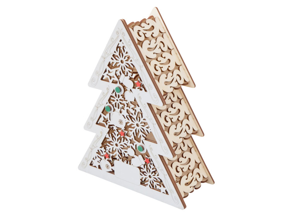 Шкатулка из фанеры в виде елки Firytale Шкатулка из фанеры в виде елки Firytale