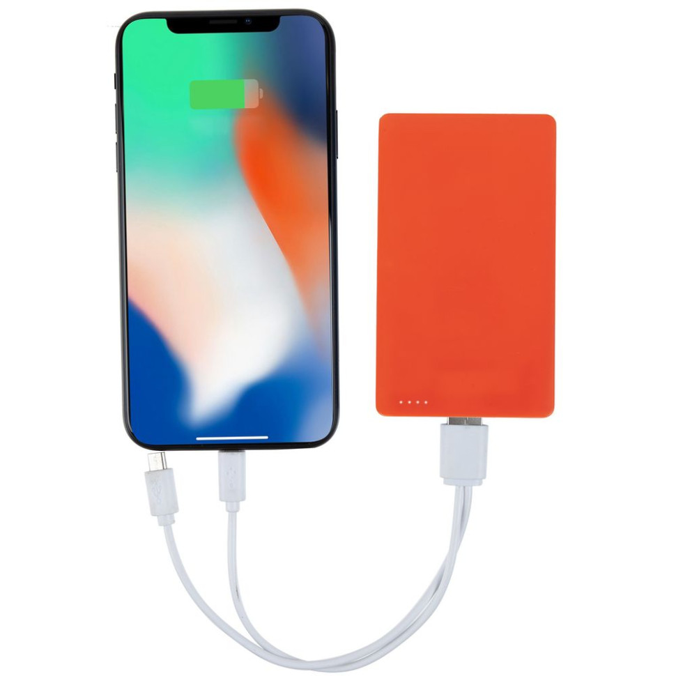 Внешний аккумулятор Easy Trick, 4000 мАч, оранжевый Внешний аккумулятор Easy Trick, 4000 мАч, оранжевый