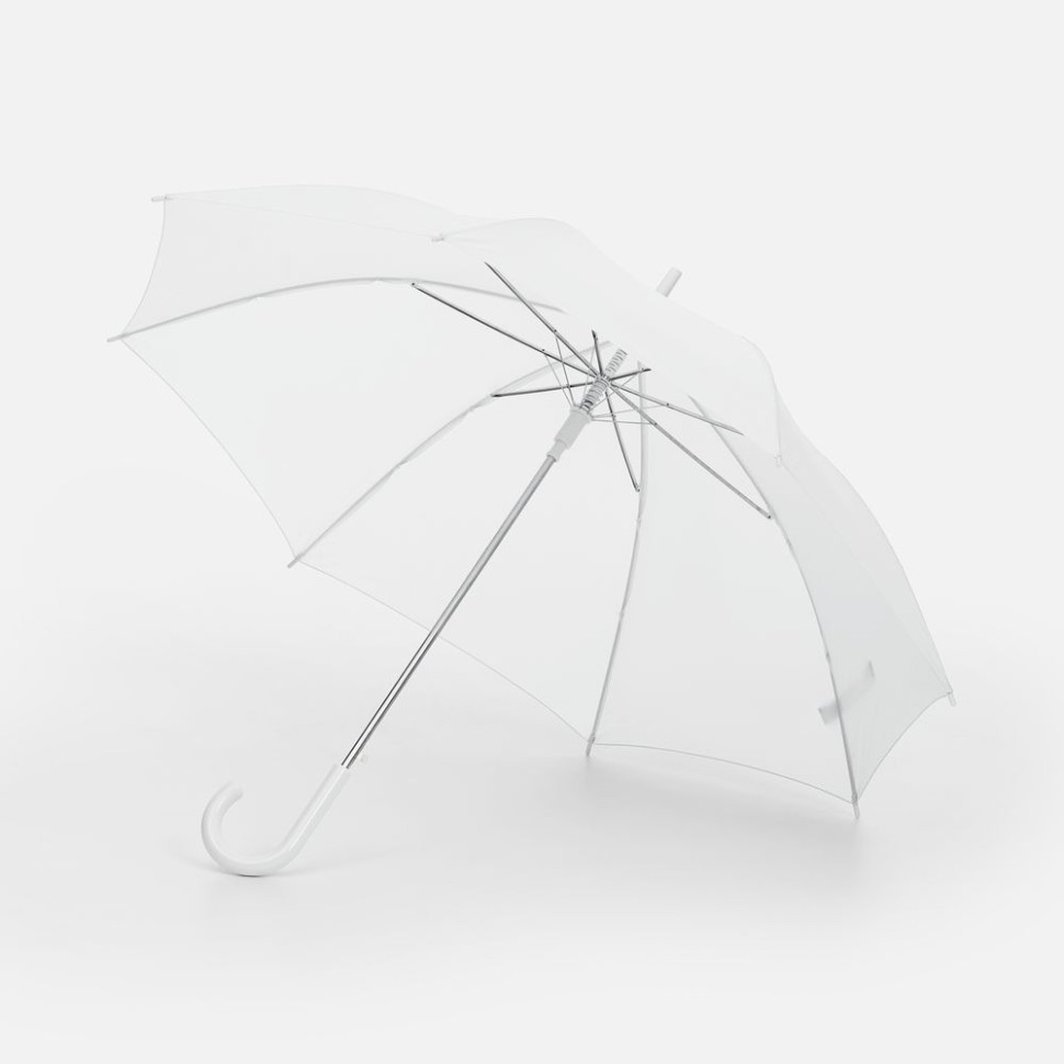 Зонт-трость Promo, белый Зонт-трость Promo, белый