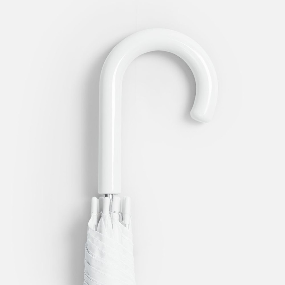 Зонт-трость Promo, белый Зонт-трость Promo, белый