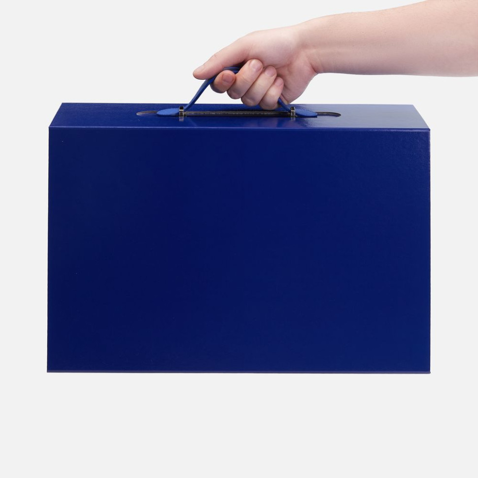 Коробка складная Holdfold, L, синяя Коробка складная Holdfold, L, синяя