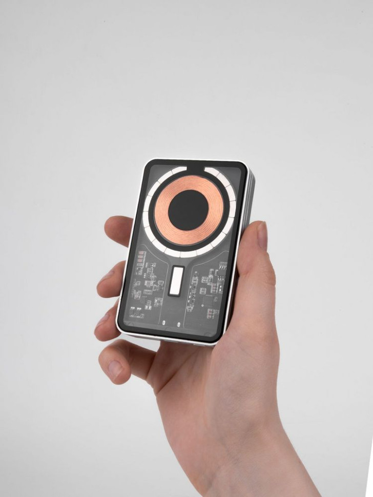 Магнитный беспроводной аккумулятор Cooper Ergo 5000 мАч, серебристый