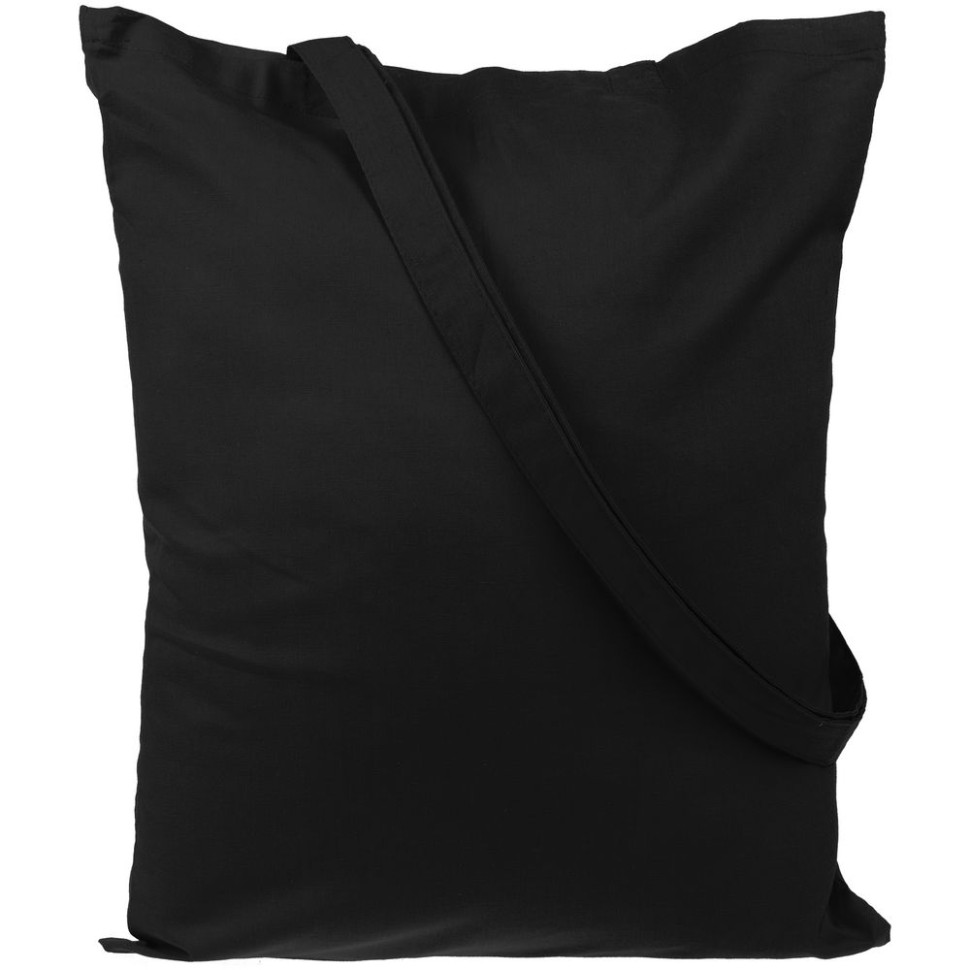 Холщовая сумка Basic 105, черная Холщовая сумка Basic 105, черная