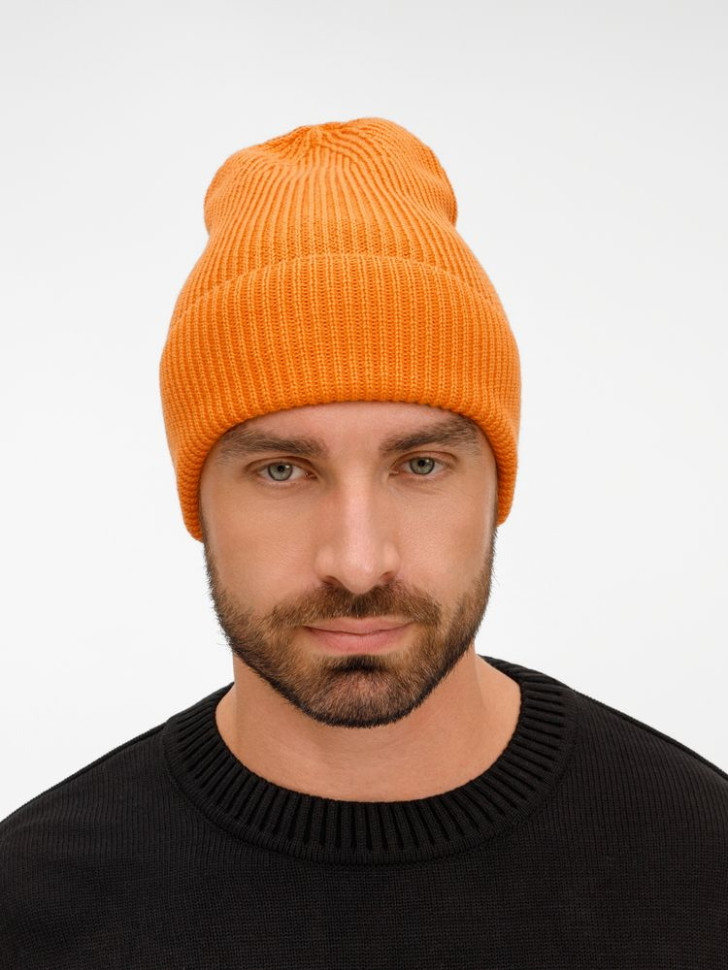 Шапка Nobilis Mono, оранжевая (абрикос) Шапка Nobilis Mono, оранжевая (абрикос)