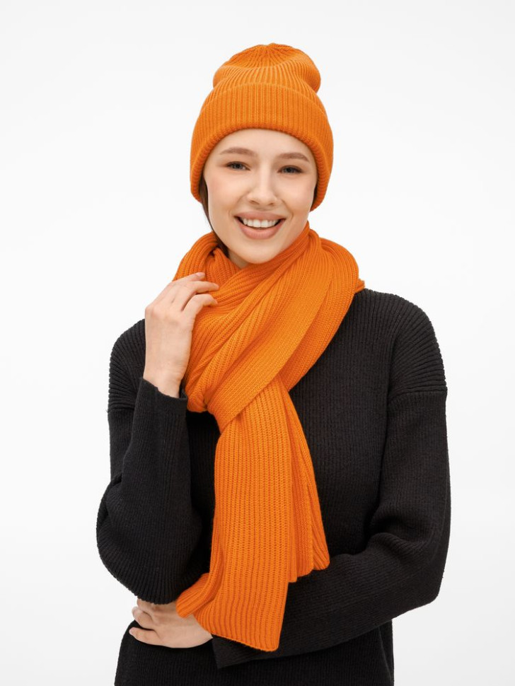 Шапка Nobilis Mono, оранжевая (абрикос) Шапка Nobilis Mono, оранжевая (абрикос)