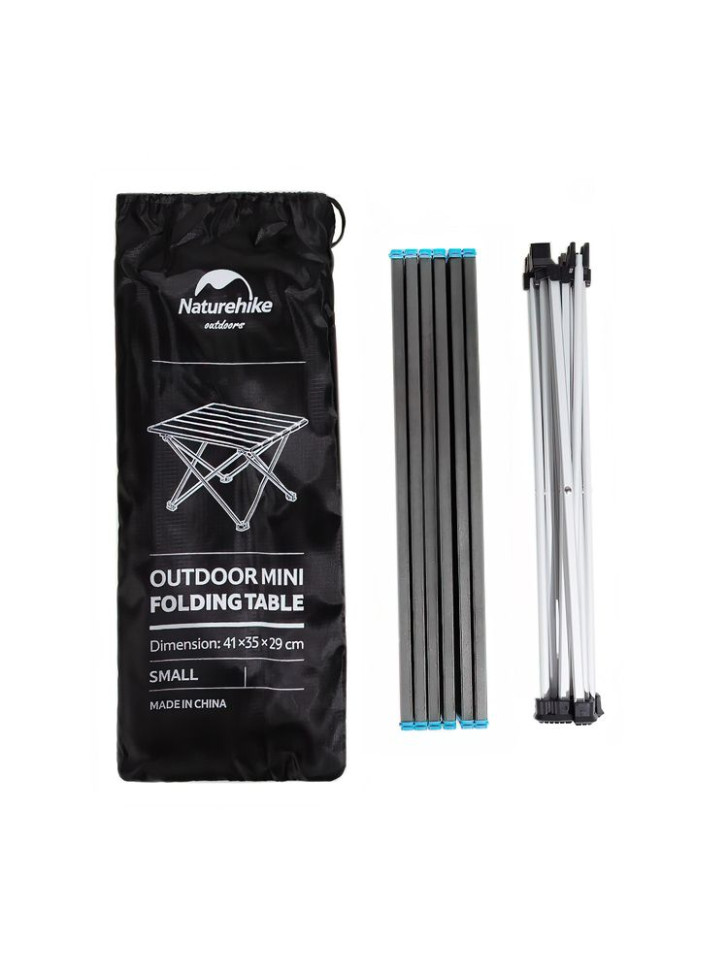 Стол Tourist Twist складной, темно-серый