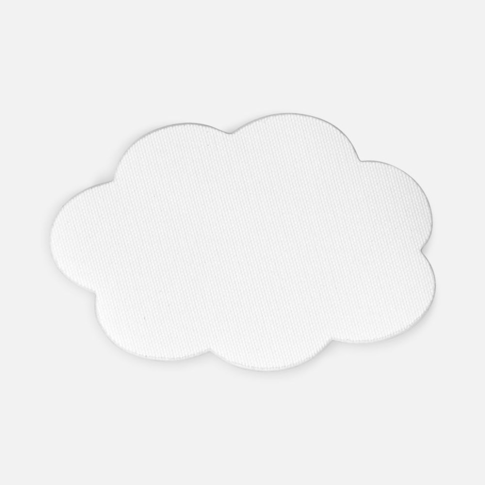 Наклейка тканевая Lunga Calum, L, белая