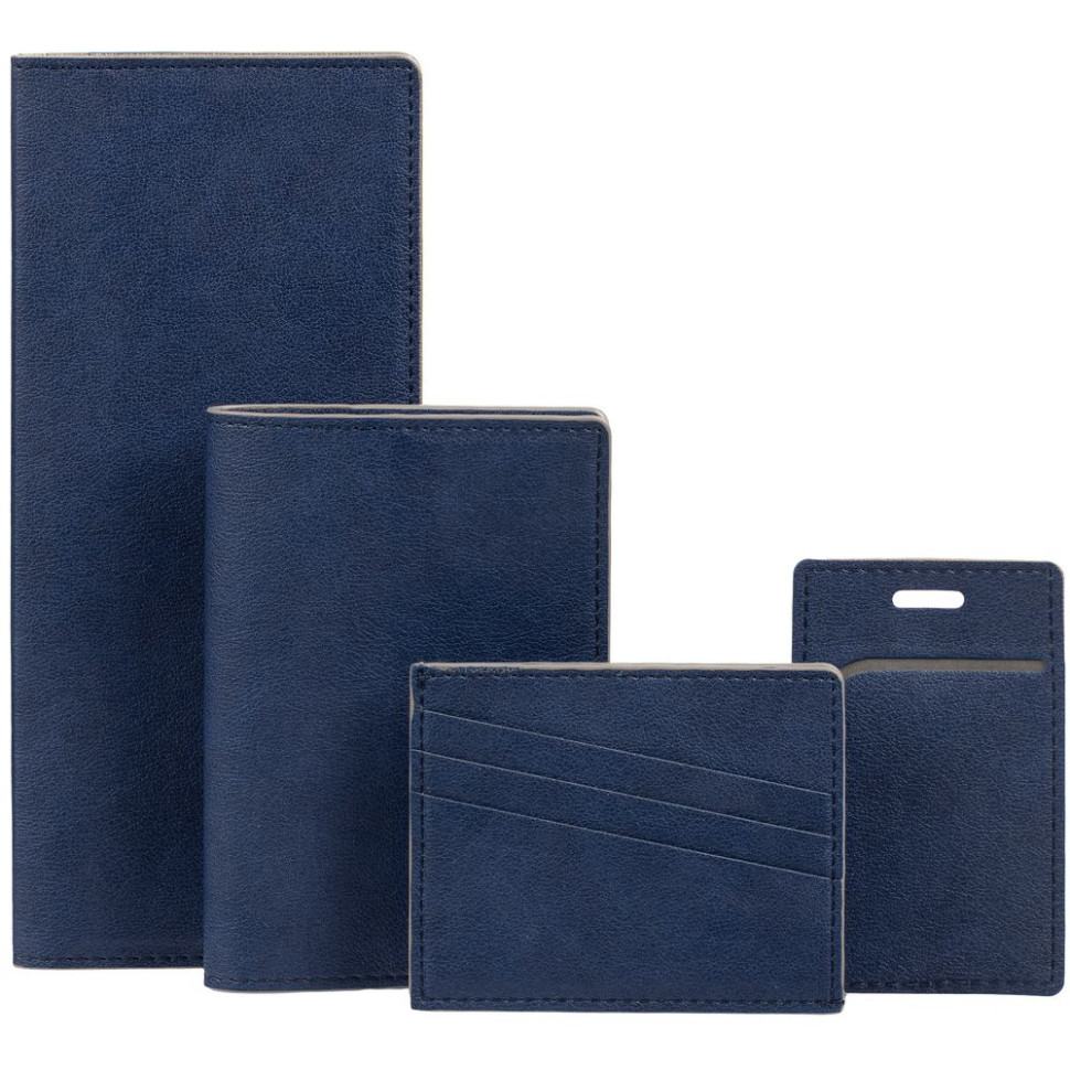 Обложка для паспорта Petrus, синяя Обложка для паспорта Petrus, синяя