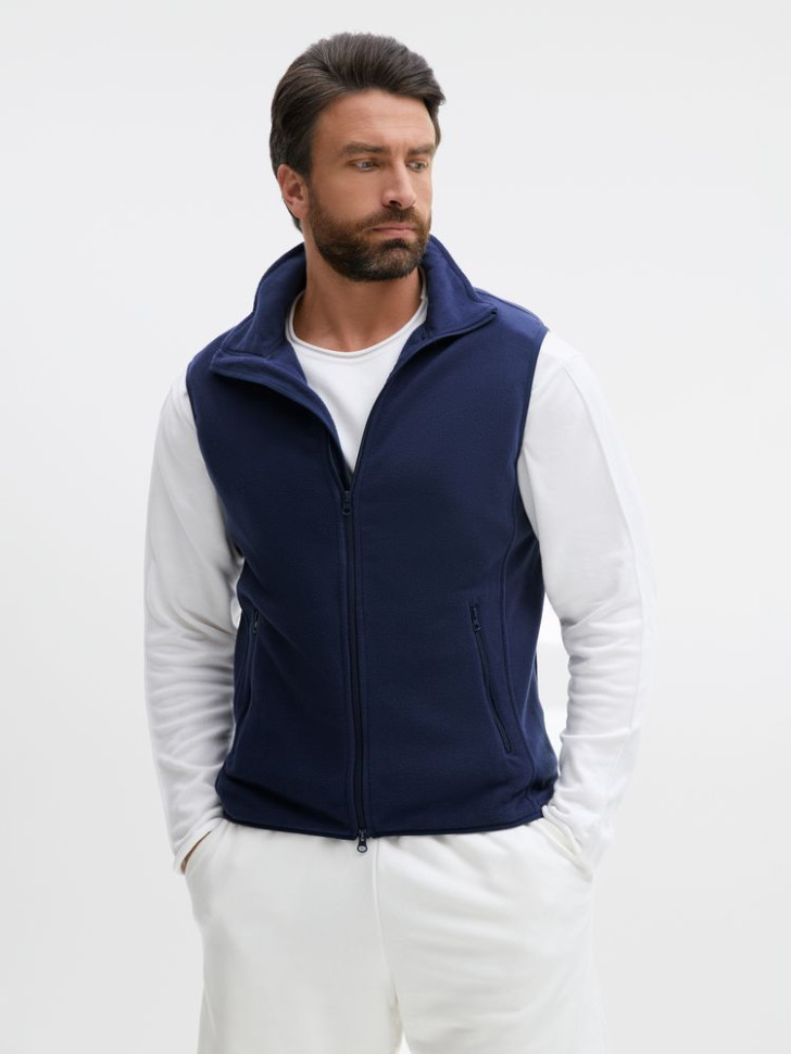 Жилет флисовый унисекс Ben Mac, темно-синий