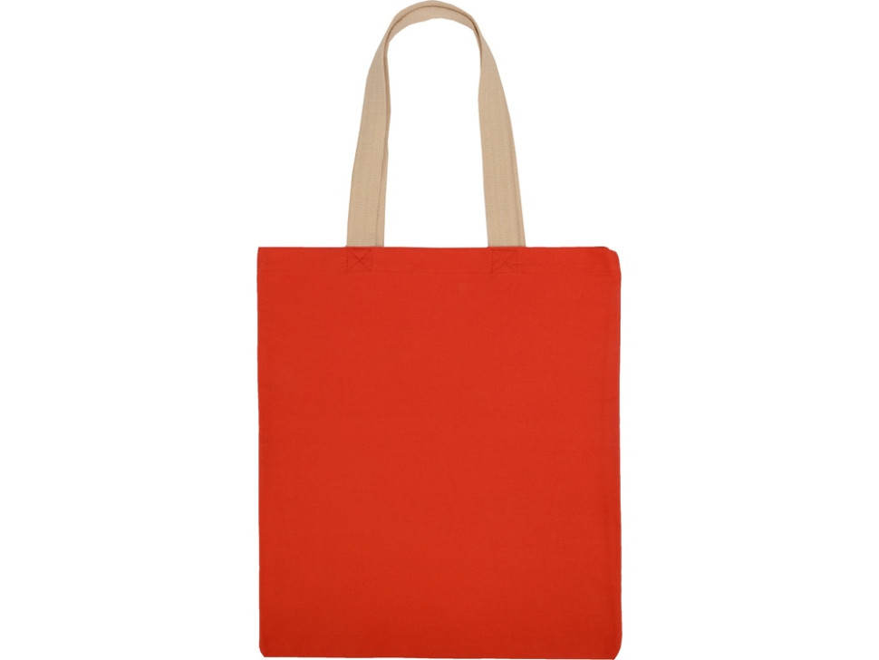 Сумка для шопинга Steady хлопковая с парусиновыми ручками, 260 г/м2