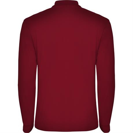 Футболка поло ESTRELLA L/S мужская, ГРАНАТОВЫЙ