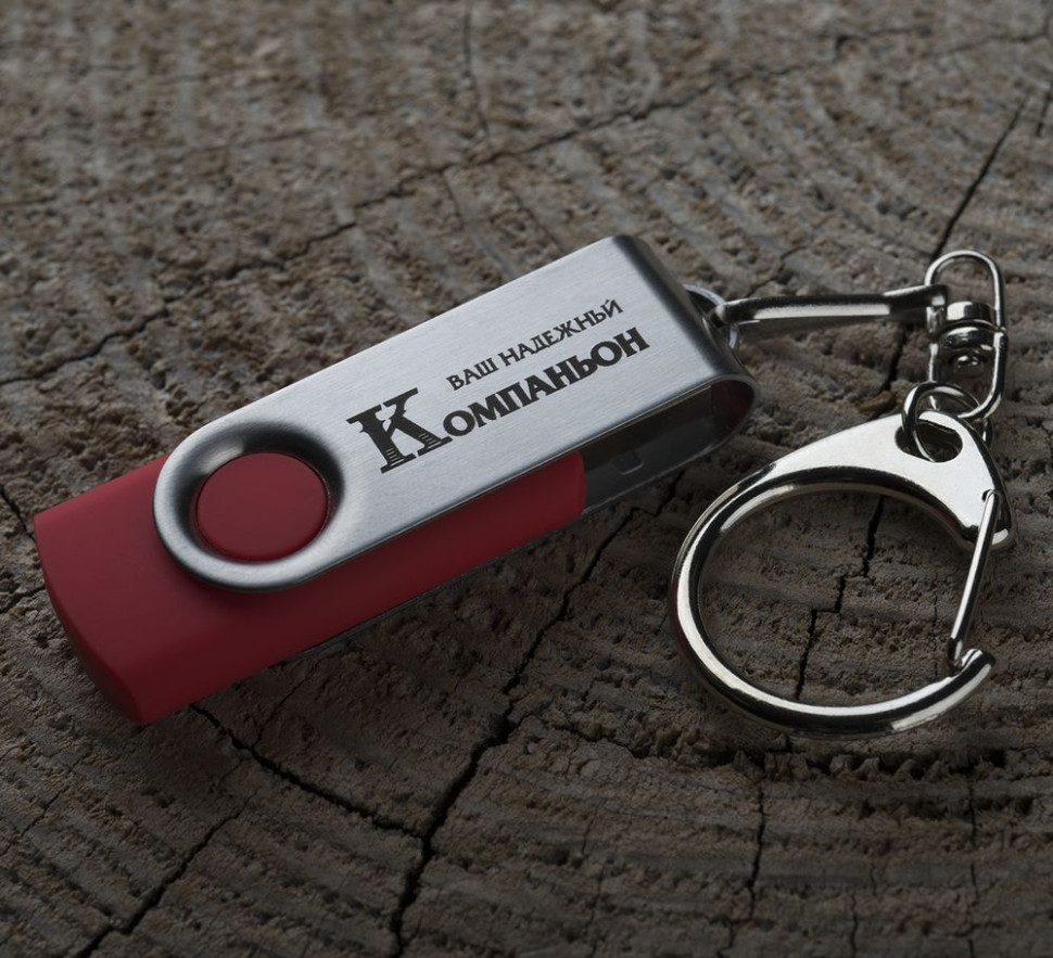 Флешка Twist, красная, 8 Гб Флешка Twist, красная, 8 Гб