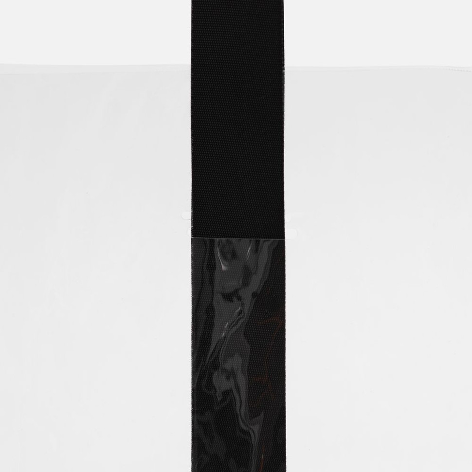 Шопер Clear Fest, ver.2, прозрачный с черными ручками