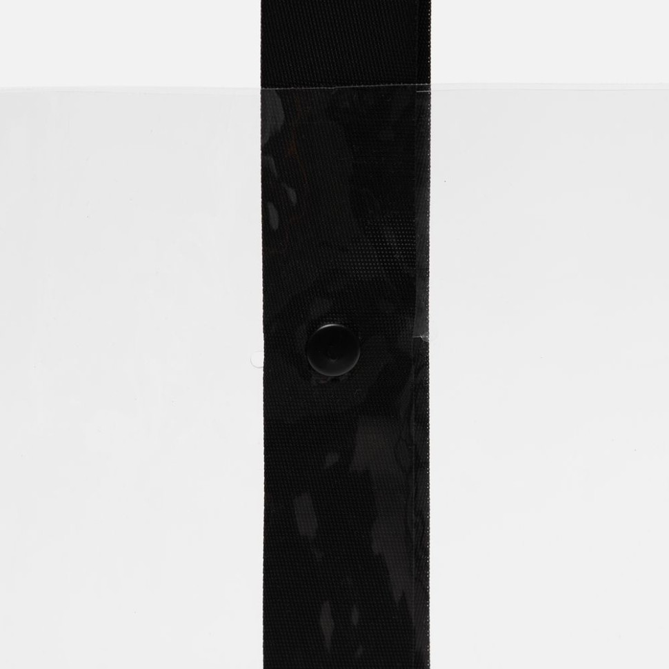 Шопер Clear Fest, ver.2, прозрачный с черными ручками