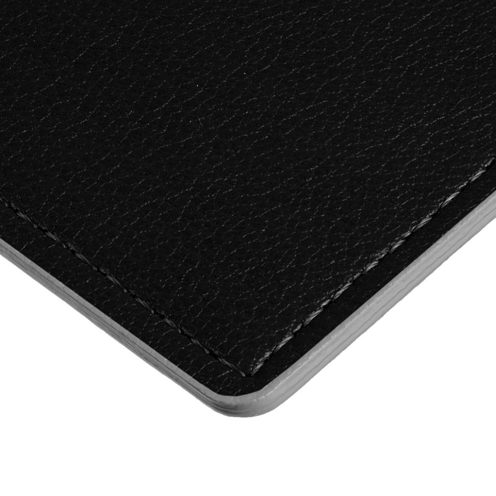 Обложка для паспорта Petrus, черная Обложка для паспорта Petrus, черная