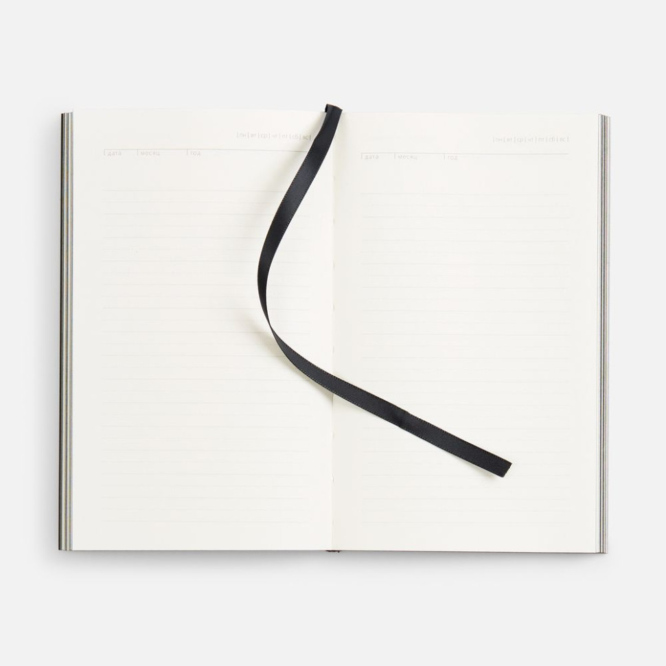 Ежедневник Flat Mini, недатированный, черный Ежедневник Flat Mini, недатированный, черный