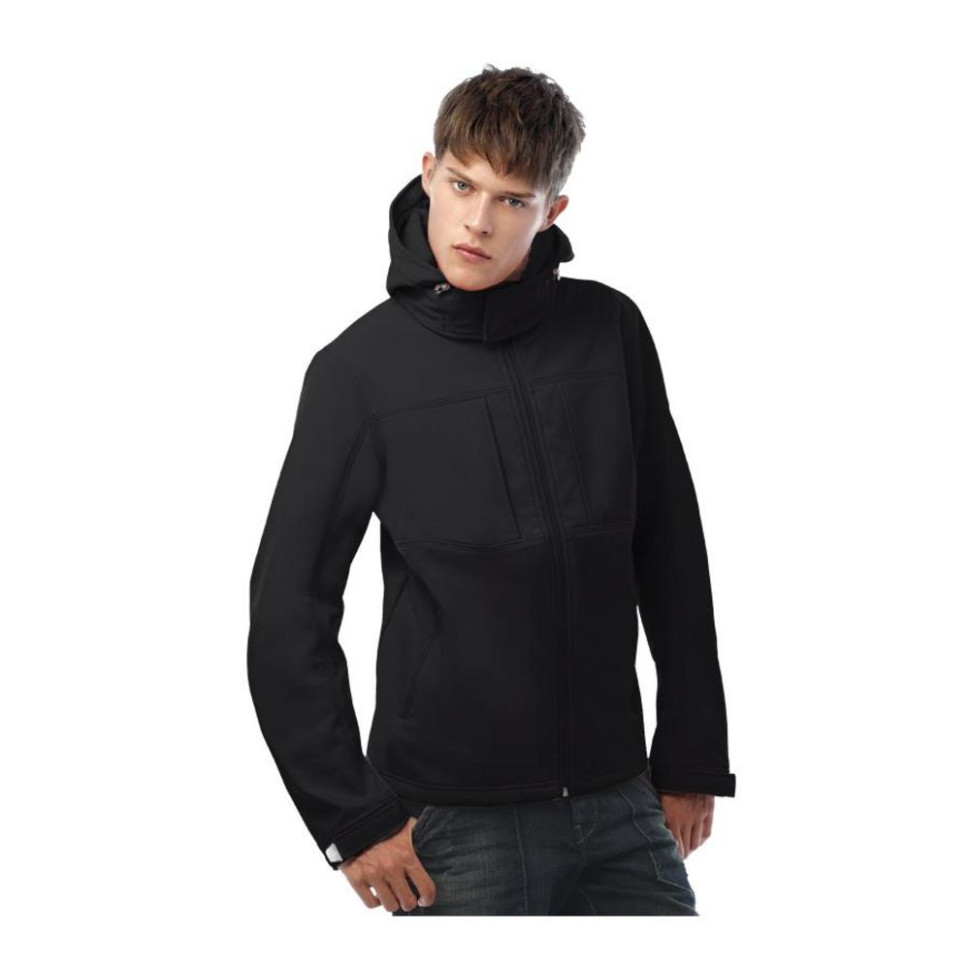 Куртка мужская Hooded Softshell темно-синяя Куртка мужская Hooded Softshell темно-синяя