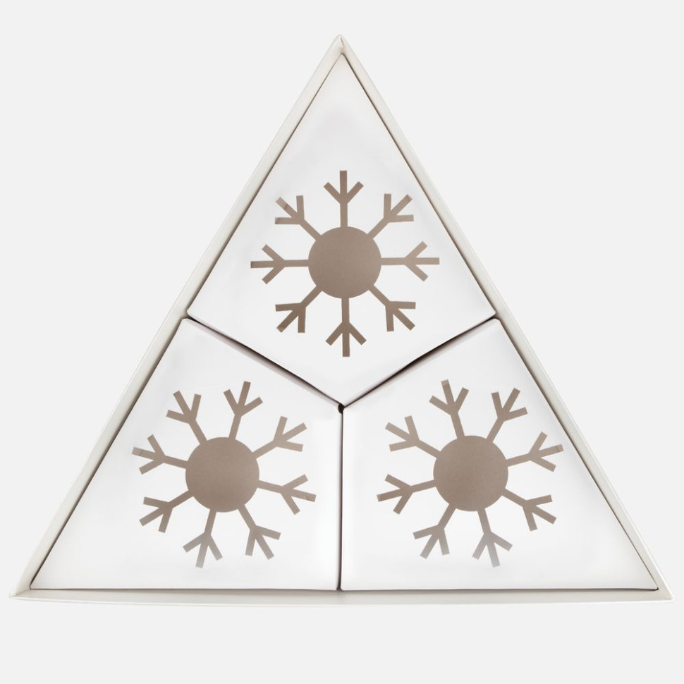 Набор Finery Trio, серебристый Набор Finery Trio, серебристый