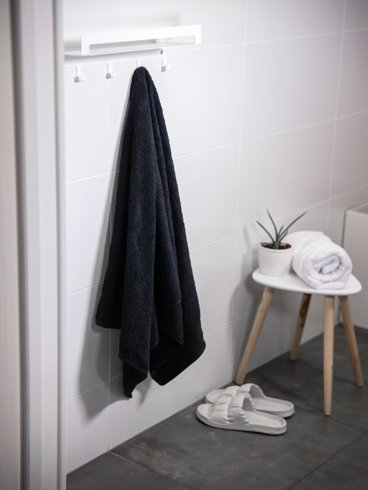 Полотенце Odelle, большое, черное