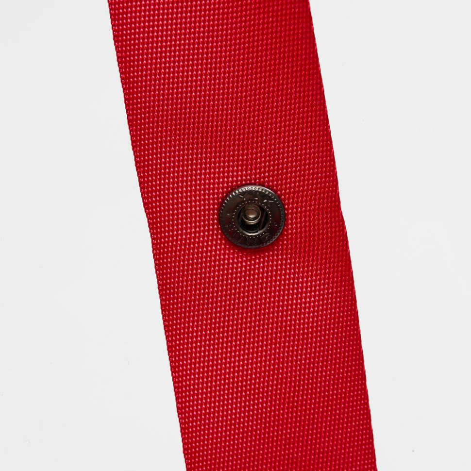 Шопер Clear Fest, ver.2, прозрачный с красными ручками