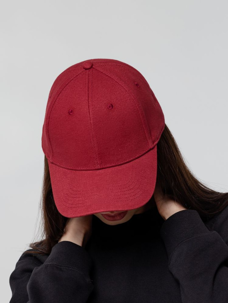 Бейсболка Hillside, бордовая Бейсболка Hillside, бордовая