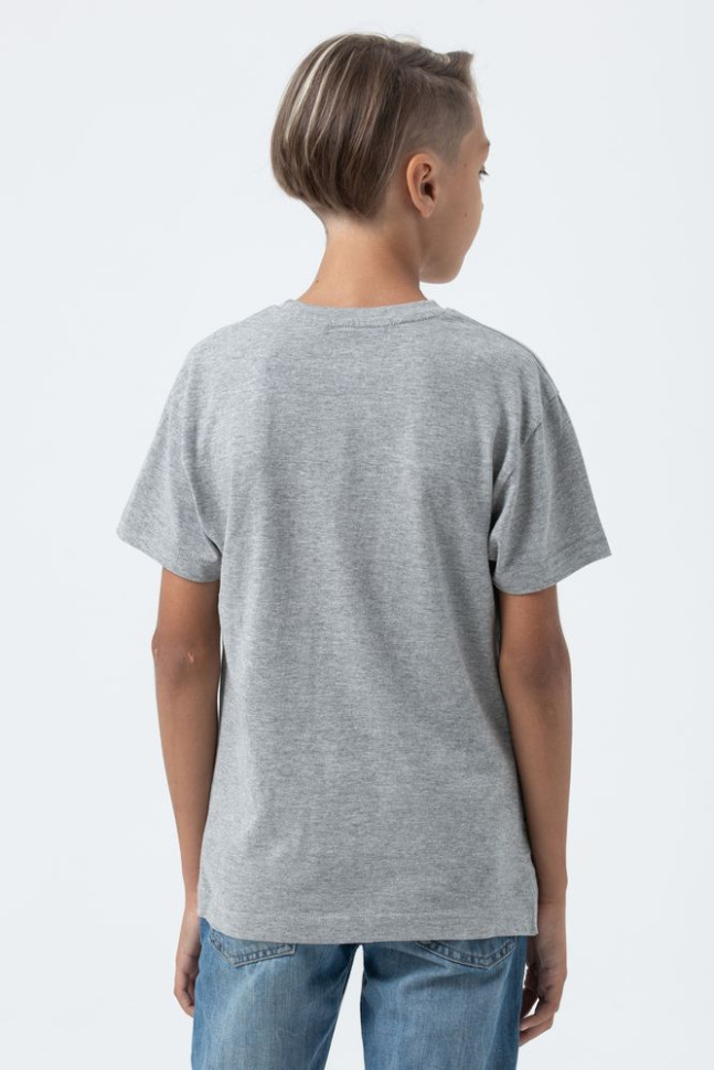 Футболка детская Regent Fit Kids, серый меланж Футболка детская Regent Fit Kids, серый меланж