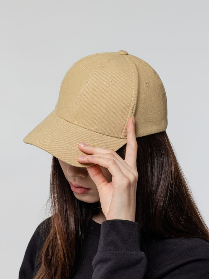 Бейсболка Hillside, бежевая Бейсболка Hillside, бежевая