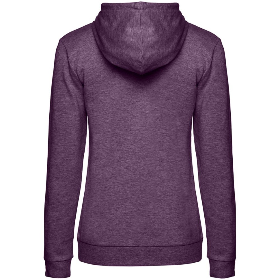Толстовка с капюшоном женская Hoodie, фиолетовый меланж Толстовка с капюшоном женская Hoodie, фиолетовый меланж