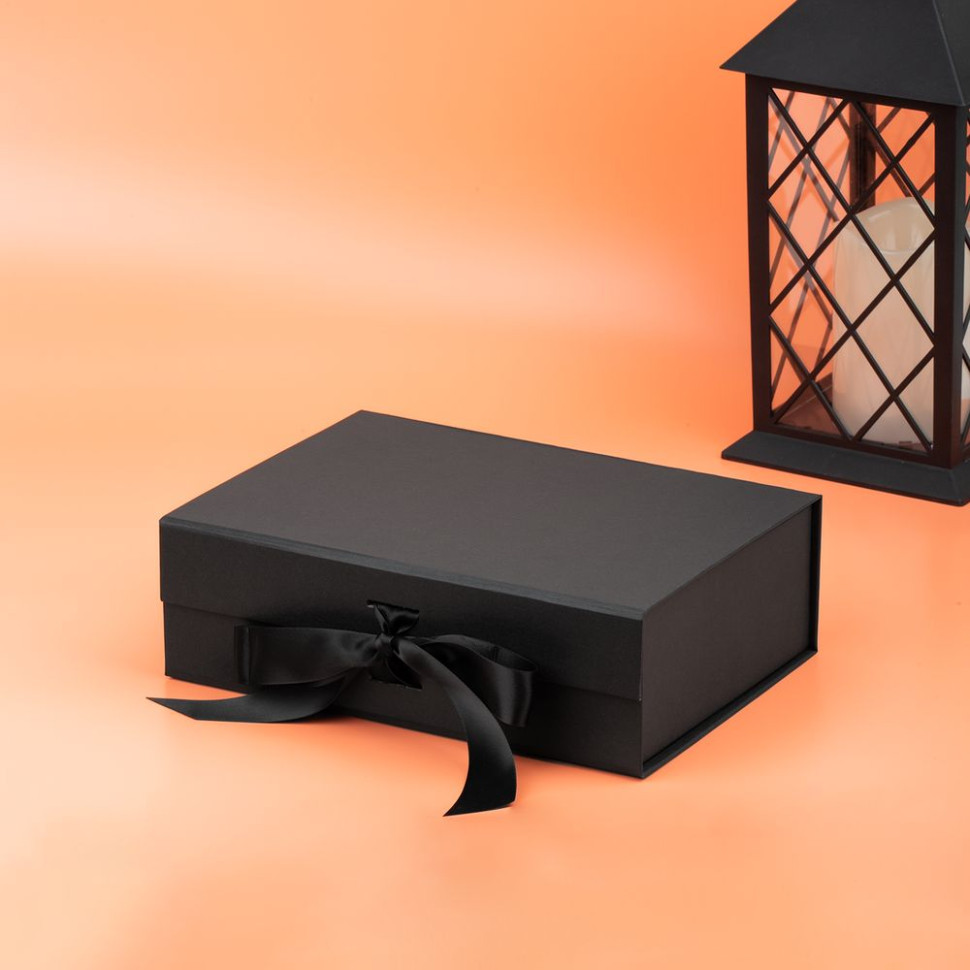 Коробка складная Rusetti, S, черная Коробка складная Rusetti, S, черная