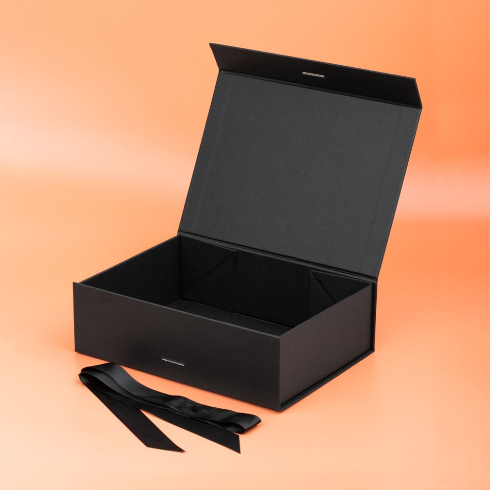 Коробка складная Rusetti, S, черная Коробка складная Rusetti, S, черная