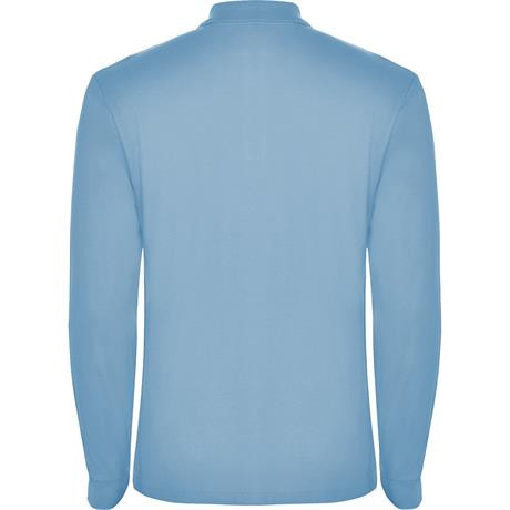 Футболка поло ESTRELLA L/S мужская, НЕБЕСНО-ГОЛУБОЙ