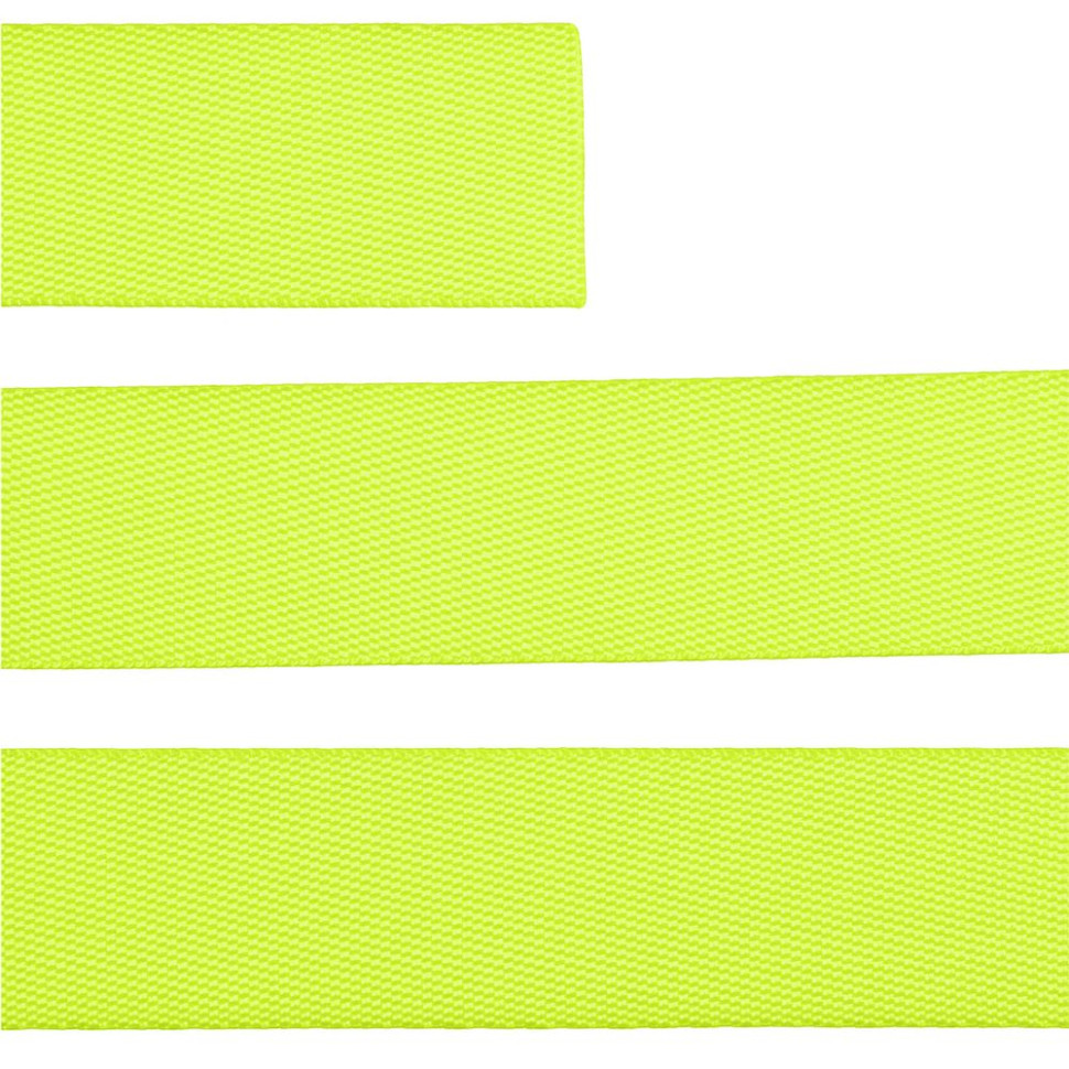 Стропа текстильная Fune 25 XXL, желтый неон, 350 см