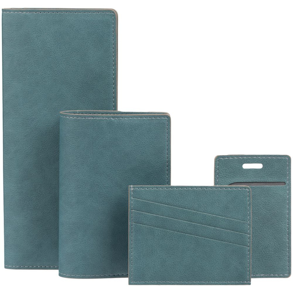 Обложка для паспорта Petrus, голубая Обложка для паспорта Petrus, голубая